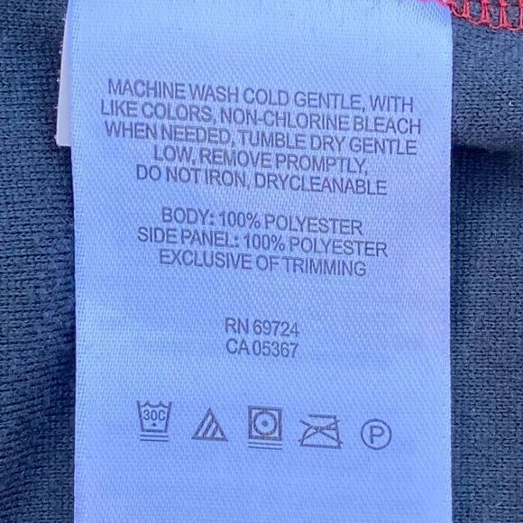 COLUMBIA Cranberry & Grey Fleece Pullover w/ Quarter Zip Size M - GUC - Picture 4 of 5